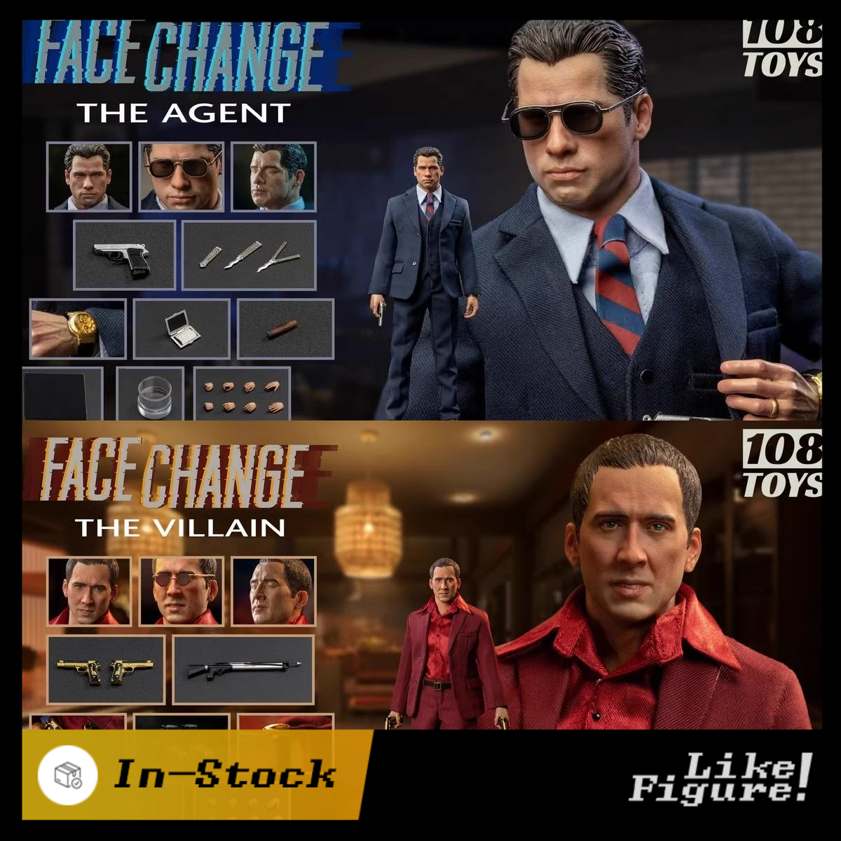 108TOYS 108004 108005 】 Face-Changing Kestrel Troy Sean Arthur 1